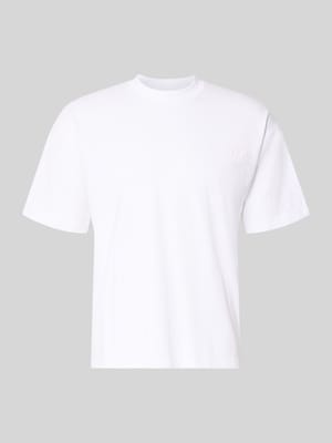 Regular Fit T-Shirt mit Logo-Detail Shop The Look MANNEQUINE
