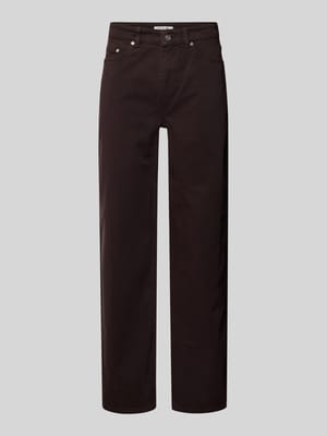 Straight Leg Jeans aus reiner Baumwolle Shop The Look MANNEQUINE