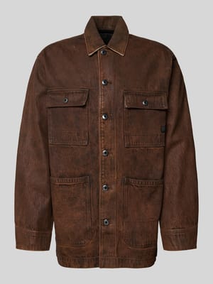 Relaxed Fit Jacke in Leder-Optik Modell 'Chore' Shop The Look MANNEQUINE