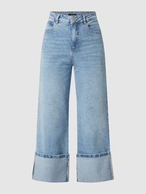 Jeans mit fixierten Beinumschlägen Modell 'Maddy' Shop The Look MANNEQUINE