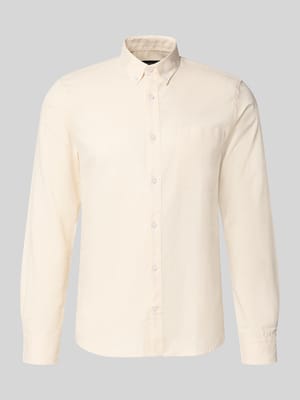 Slim Fit Freizeithemd aus Baumwoll-Mix Shop The Look MANNEQUINE