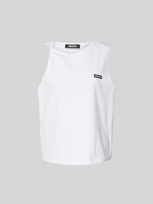 Relaxed Fit Top mit Logo-Patch Shop The Look MANNEQUINE