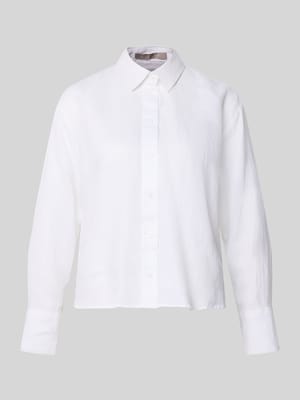 Bluzka koszulowa o kroju regular fit z czystego lnu Shop The Look MANNEQUINE