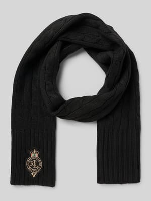 Szal z detalem z logo Shop The Look MANNEQUINE