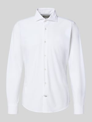Koszula biznesowa o kroju slim fit z kołnierzykiem typu kent Shop The Look MANNEQUINE