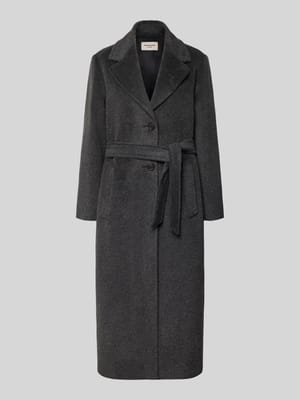 Wollmantel mit Bindegürtel Modell 'WKDBRONTE' Shop The Look MANNEQUINE