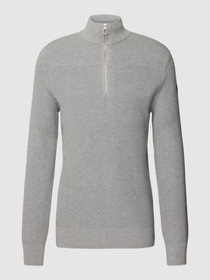 Gebreide pullover met schipperskraag Shop The Look MANNEQUINE