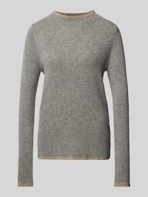 Wollen pullover met opstaande kraag Shop The Look MANNEQUINE