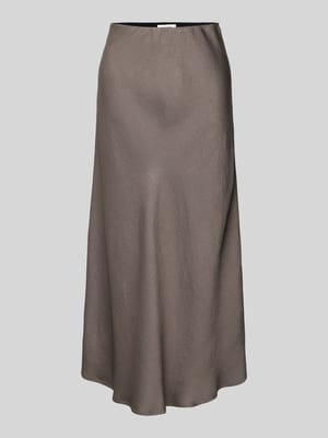 Midirok van satijn met elastische band, model 'URA' Shop The Look MANNEQUINE