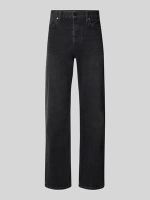 Straight Fit Jeans aus reiner Baumwolle Modell 'MAADOX' Shop The Look MANNEQUINE