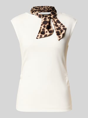 slim fit top van katoenmix Shop The Look MANNEQUINE