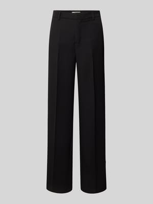 Spodnie z szerokimi nogawkami z mieszanki wiskozy model ‘HATTIE-LANA’ Shop The Look MANNEQUINE