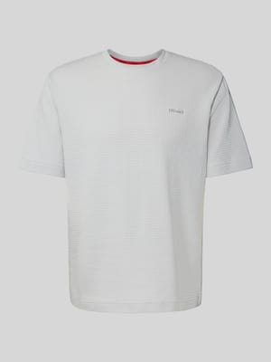 T-shirt met labelstitching, model 'Austin' Shop The Look MANNEQUINE