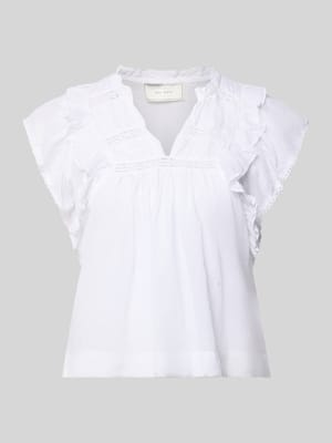 Blouse met volants model 'Jayla' Shop The Look MANNEQUINE