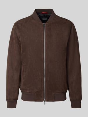 Regular Fit Bomberjacke in Leder-Optik Modell 'Rapid' Shop The Look MANNEQUINE