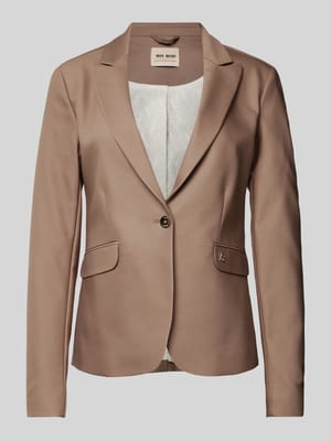 Blazer mit Label-Applikation Modell 'Blake Night' Shop The Look MANNEQUINE