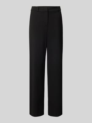 Spodnie materiałowe z prostą nogawką i szlufkami na pasek Shop The Look MANNEQUINE