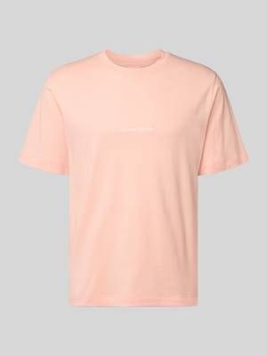 T-shirt met labelstitching model 'NORREBRO' Shop The Look MANNEQUINE