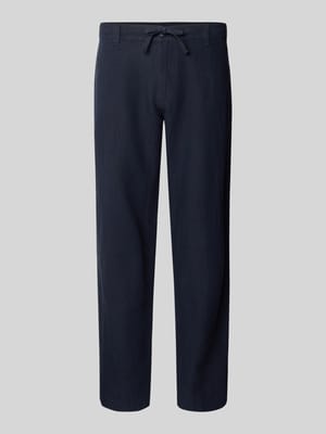 Regular Fit Leinenhose mit Bügelfalten Modell 'LEROY' Shop The Look MANNEQUINE
