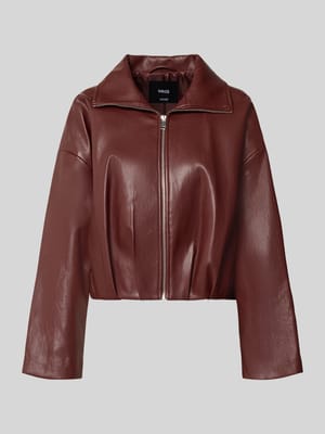Regular Fit Jacke in Leder-Optik Modell 'Dante' Shop The Look MANNEQUINE