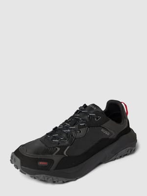 Sneaker mit Label-Print Modell 'GO' Shop The Look MANNEQUINE