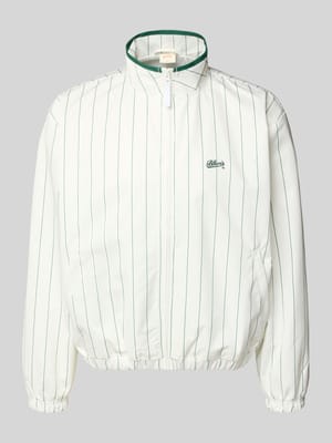 Jas met streeppatroon en ritssluiting Shop The Look MANNEQUINE