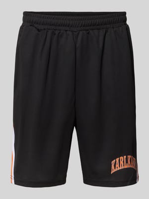 Regular Fit Shorts mit Logo-Print Shop The Look MANNEQUINE
