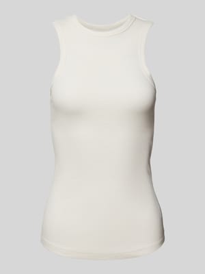 Tanktop in riblook Shop The Look MANNEQUINE