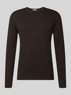 Regular Fit Longsleeve aus reiner Baumwolle Modell 'Irmino' Shop The Look MANNEQUINE