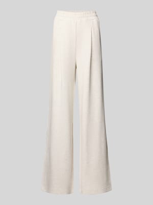 Wide Leg Pants aus Viskose-Mix mit elastischem Bund Shop The Look MANNEQUINE