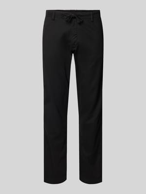 Relaxed Fit Hose aus Baumwoll-Leinen-Mix Modell 'KANE' Shop The Look MANNEQUINE