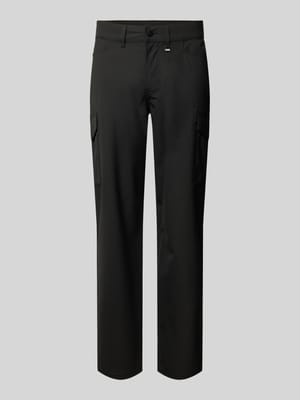 Regular Fit Cargohose mit Label-Applikation Shop The Look MANNEQUINE