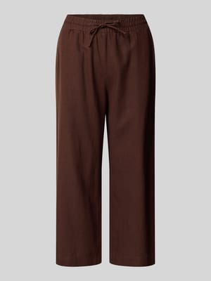 Wide Leg Pants mit elastischem Bund Modell 'Lava' Shop The Look MANNEQUINE
