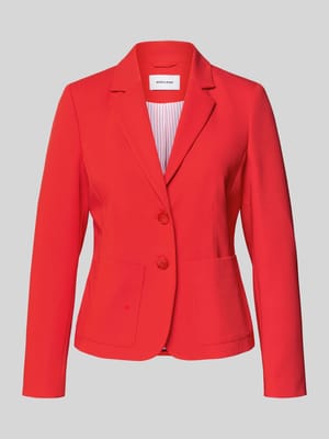 slim fit blazer met reverskraag Shop The Look MANNEQUINE
