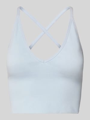 Top krótki z krzyżującymi się ramiączkami Shop The Look MANNEQUINE