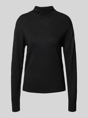 Gebreide pullover met labeldetail Shop The Look MANNEQUINE