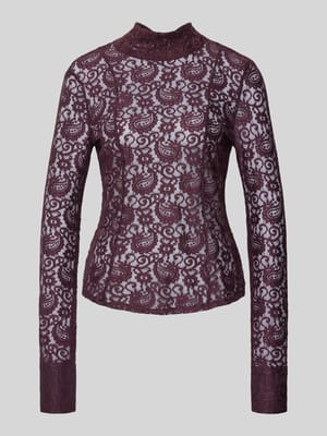 Blusenshirt mit Stehkragen Modell 'GRACE' Shop The Look MANNEQUINE