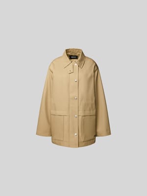 Jacke mit Label-Stitching Shop The Look MANNEQUINE