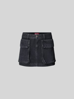 Jeansrock mit Pattentaschen Shop The Look MANNEQUINE