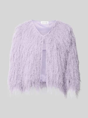 Jacke mit Fransen und 3/4-Arm Modell 'Tabea' Shop The Look MANNEQUINE