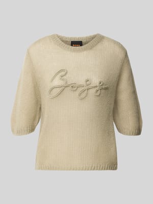 Regular fit pullover van mix van scheerwol en modal model 'C_Farezza' Shop The Look MANNEQUINE