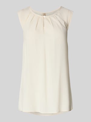 Tanktop mit Raffungen Modell 'RADIA' Shop The Look MANNEQUINE