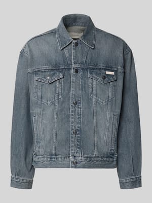 Regular Fit Jeansjacke aus reiner Baumwolle Shop The Look MANNEQUINE