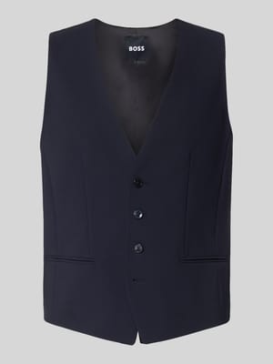 Regular fit gilet van scheerwolmix Shop The Look MANNEQUINE