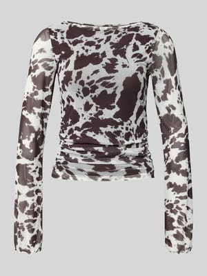 Longsleeve mit Rundhalsausschnitt Modell 'MINNA' Shop The Look MANNEQUINE