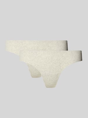 Stringi z logo w zestaw 2 szt. Shop The Look MANNEQUINE