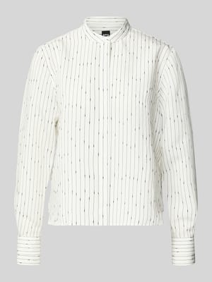 Bluzka z długim rękawem o kroju regular fit z mieszanki modalu Model 'BERTYNA' Shop The Look MANNEQUINE