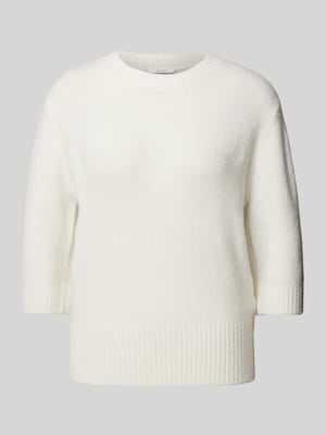 Gebreide pullover met ronde hals, model 'Pandaka' Shop The Look MANNEQUINE