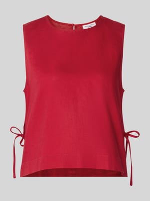 Regular Fit Top aus Leinen-Baumwolle-Mix Shop The Look MANNEQUINE