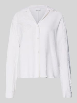 Bluzka koszulowa o kroju relaxed fit z kołnierzem z połami Shop The Look MANNEQUINE